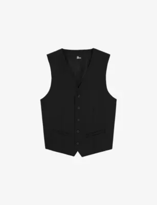 THE KOOPLES Darted-front slim-fit wool waistcoat