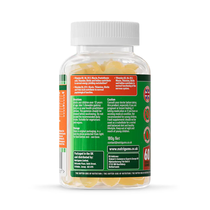 Nutrigums ENERGY VITAMIN B COMPLEX 60 GUMMIES, additional product view 2