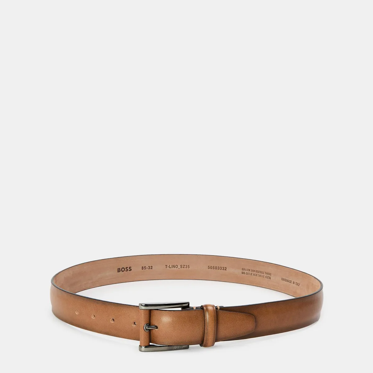 Boss Men's T Lino Leather Belt