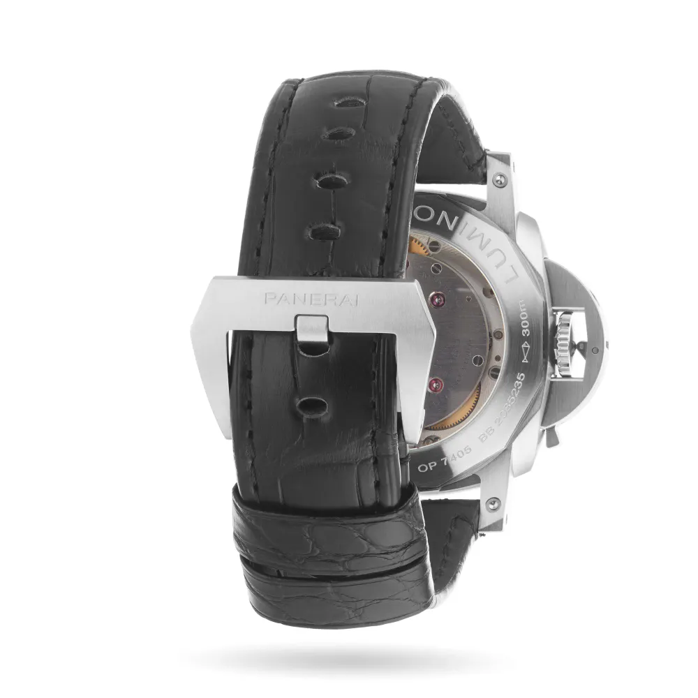 Panerai Luminor BiTempo Power Reserve 44mm Mens Watch- Interchangeable Strap detail 3