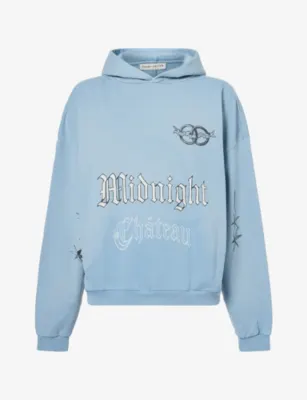 DUKE & DEXTER MC Sunfaded Printed Cotton Hoody - L/XL