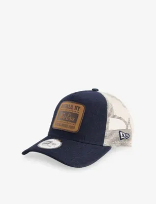 NEW ERA 9FORTY A-Frame Denim-Patch Woven Trucker Cap