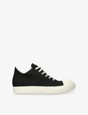 DRKSHDW Low Denim Trainers - EUR 42 / 8 UK MEN in BLK/WHITE – Mens | Trainers | Lace up trainers