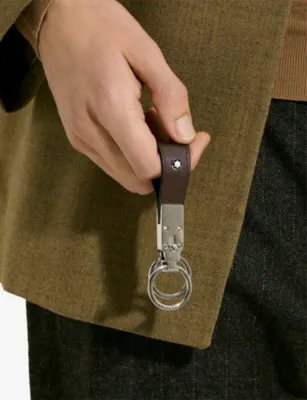 MONTBLANC Sartorial Leather Key Holder Loop detail 2