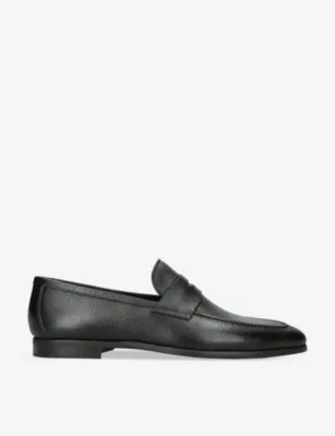 MAGNANNI Diezma leather penny loafers - EUR 41 / 7 UK MEN in BLACK – Mens | Loafers
