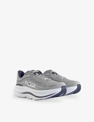 DECKERS HOKA Bondi 9 Woven Trainers - 9 in STELLAR GREY SQUID INK F, additional product view 3