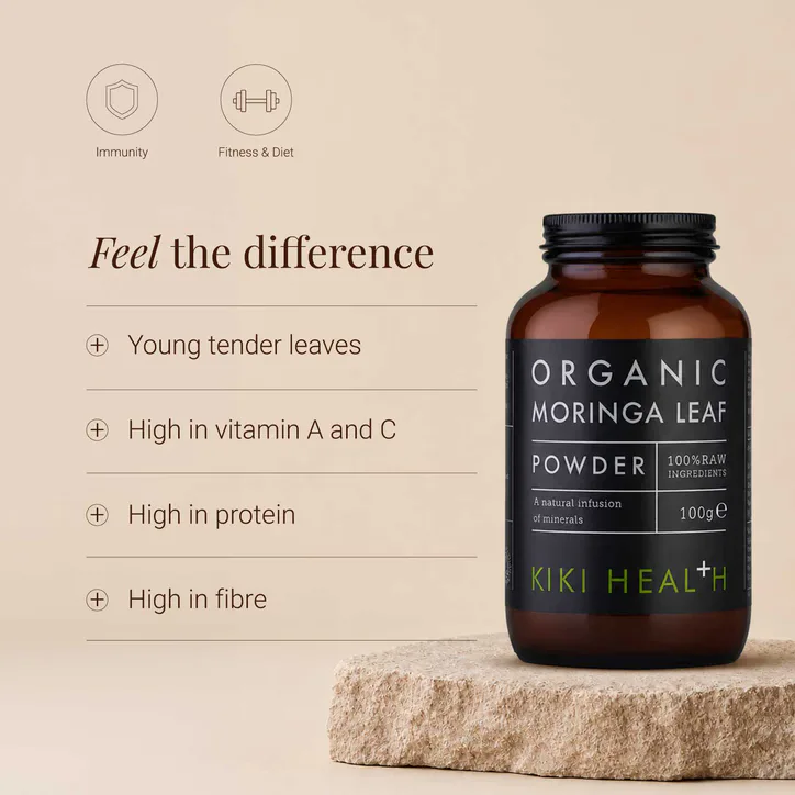 KIKI HEALTH Organic Moringa Powder - 100g detail 2