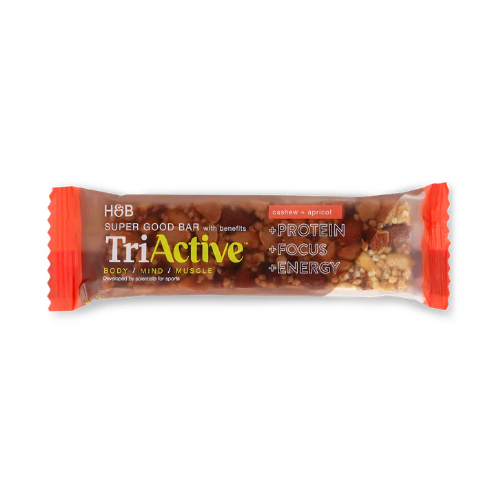 TriActive Super Good Bar Cashew & Apricot 50g