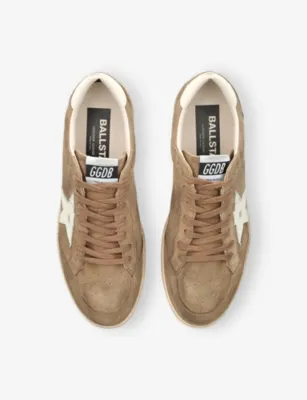 GOLDEN GOOSE Ball Star 55824 Suede Trainers - EUR 44 / 10 UK MEN in BEIGE OTH, additional product view 2