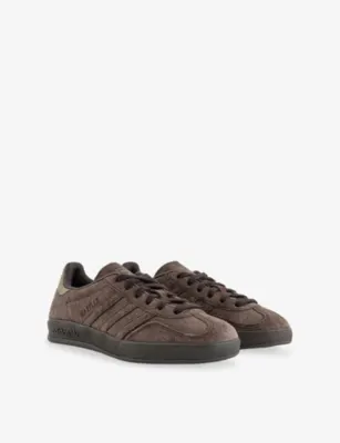 ADIDAS Gazelle Indoor Suede Trainers - EUR 44 / 10 UK MEN in DARK BROWN DARK BROW, additional product view 3