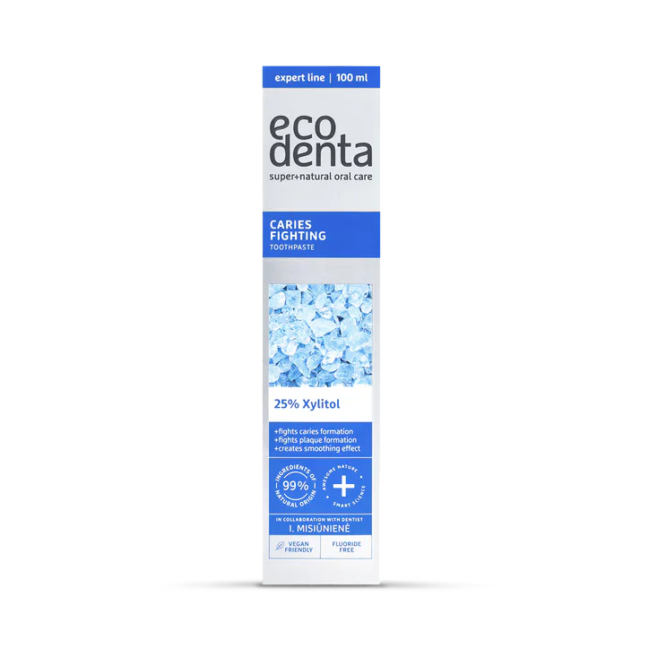 Ecodenta Caries Fighting Toothpaste with Xylitol 100ml detail 2