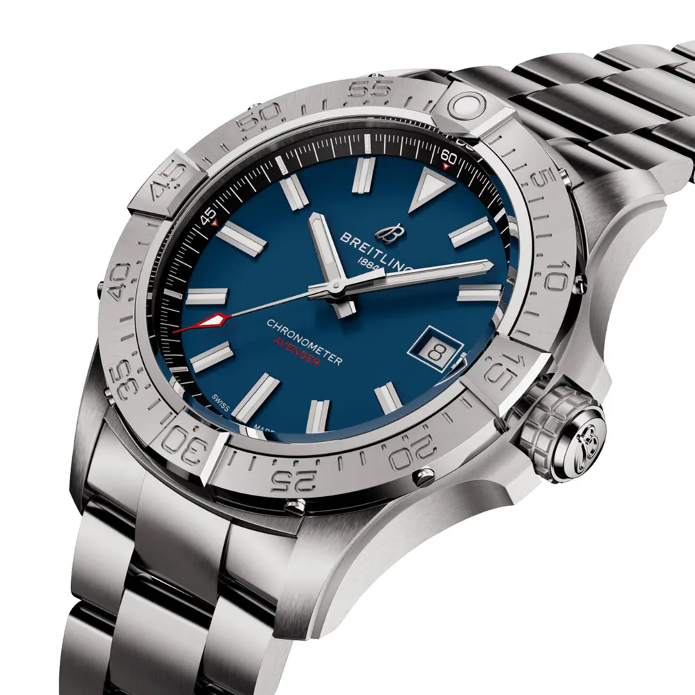 Breitling Avenger Automatic 42mm Mens Watch Blue Stainless Steel detail 3