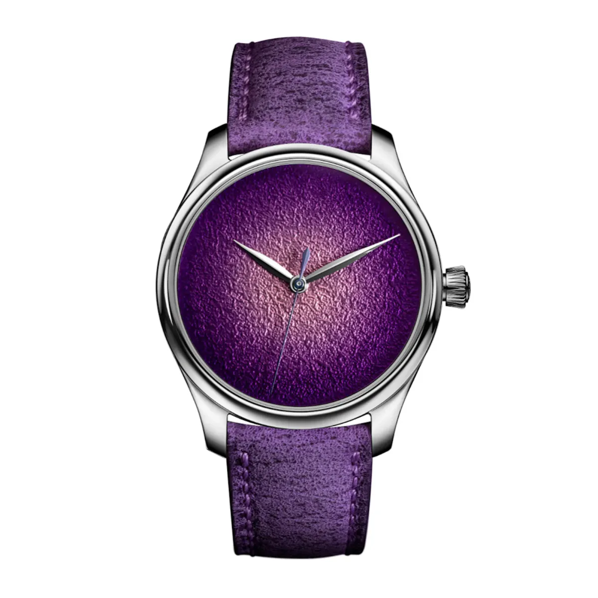 H. Moser & Cie Endeavour Centre Seconds Concept Purple Enamel 40mm Mens Watch