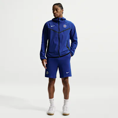 Nike Paris Saint-Germain Tech Fleece Men's Nike Football Shorts - Old Royal/White