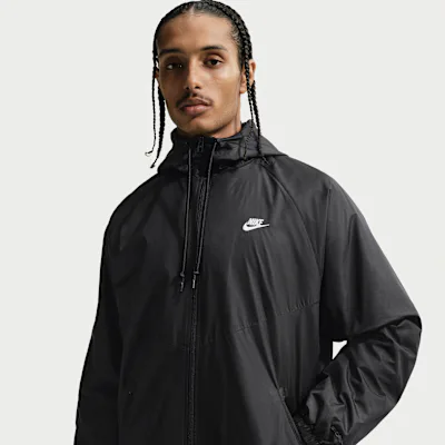 Nike Windrunner Men's Lined Jacket - Black/White