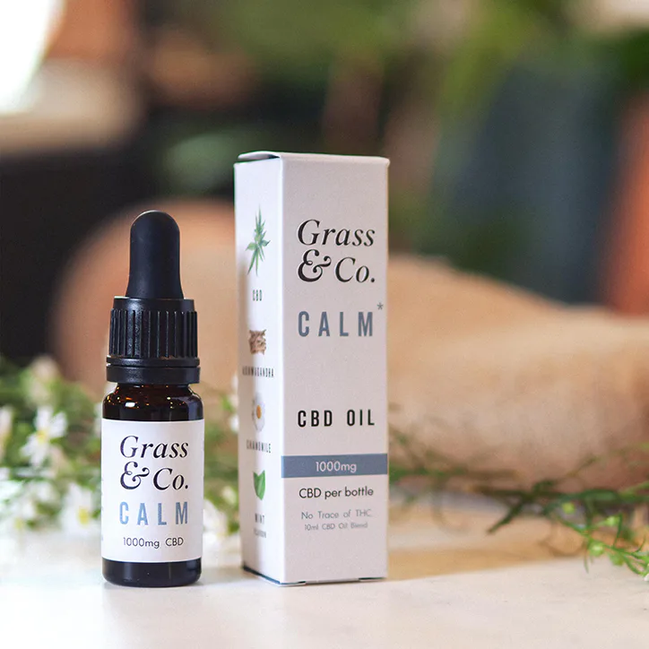 Grass & Co. CALM CBD Consumable Oil 1000mg with Ashwagandha, Chamomile & Mint 10ml detail 3