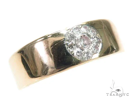 RINA - For Him FACTORY Prong Diamond Wedding Band 42456 in Rose Gold / 5 – Ring