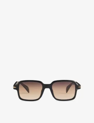 EYEWEAR BY DAVID BECKHAM DB 1179/S Rectangle-Frame Acetate Sunglasses