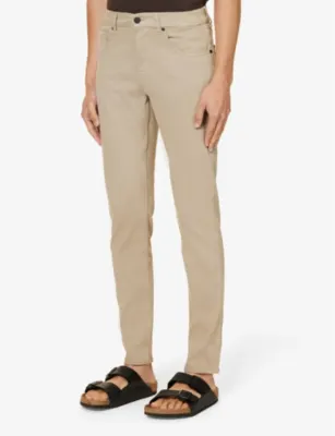 7 FOR ALL MANKIND Brand-patch belt-loop regular-fit stretch-denim jeans - 40 detail 3