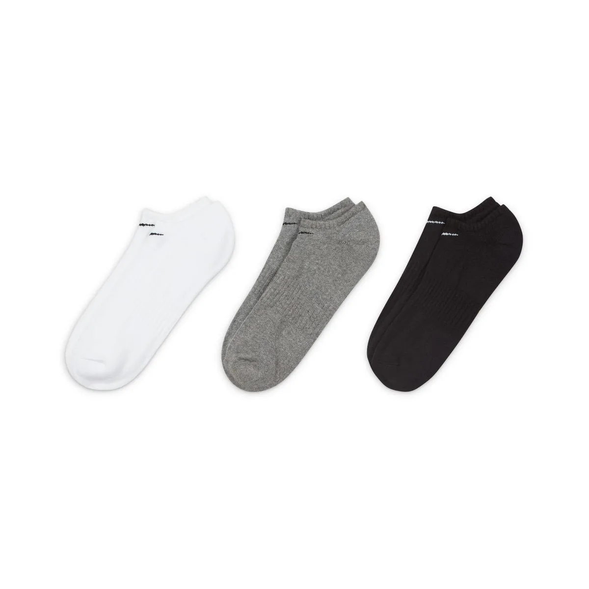For Him Nike 3 Pack Cushioned No Show Socks in Multi, additional product view 3