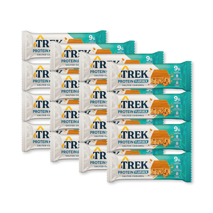 TREK Salted Caramel Protein Flapjack 16x 50g