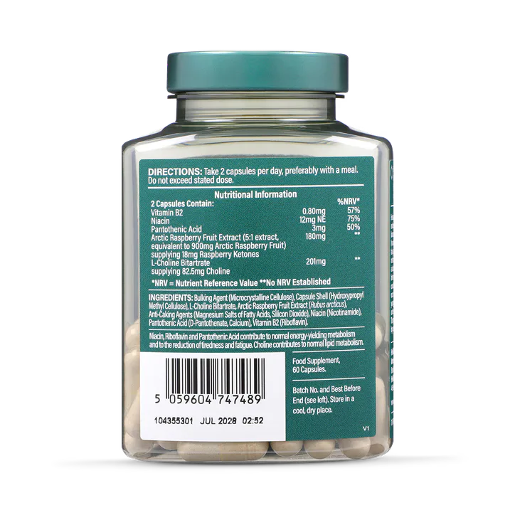 For Him Raspberry Ketones Energy Formula 60 Capsules detail 3
