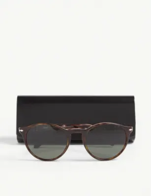 PERSOL PO3092 phantos-frame Havana sunglasses detail 2
