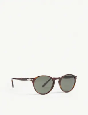 PERSOL PO3092 phantos-frame Havana sunglasses detail 3