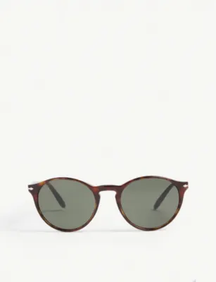 PERSOL PO3092 phantos-frame Havana sunglasses