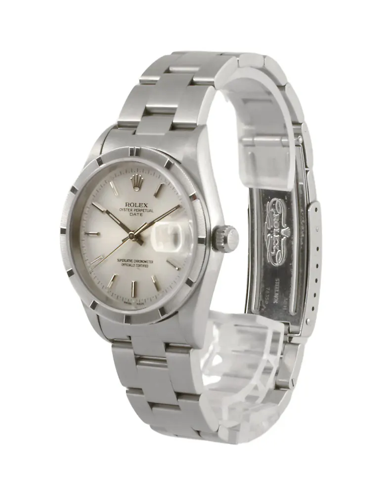 Rolex Oyster Perpetual Date 15210 — 2001 — Fair detail 2