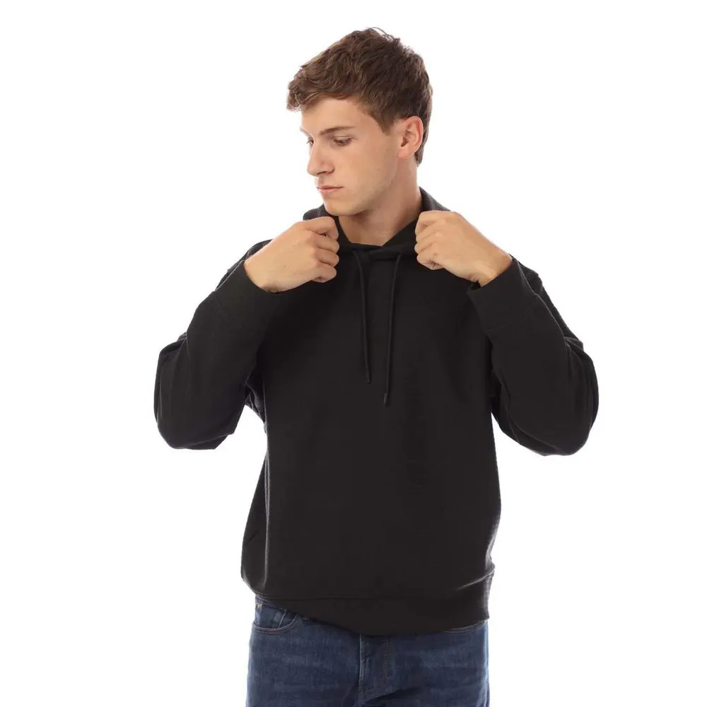 Emporio Armani Allover Lettering Hoodie