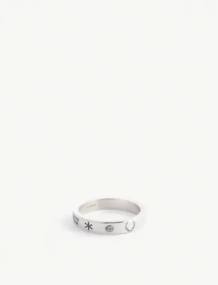 SERGE DENIMES Patriot sterling-silver and cubic zirconia ring - U