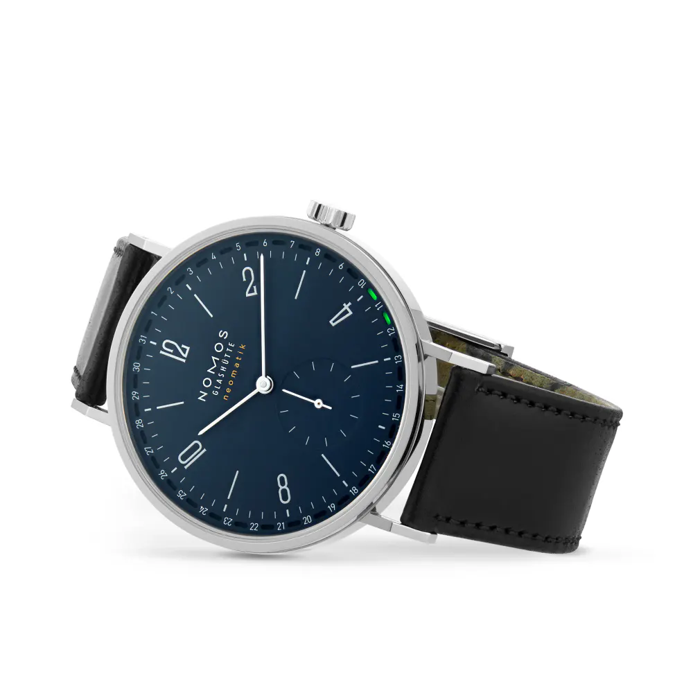 NOMOS Glashutte Tangente Neomatik 41 Update Midnight Blue in Blue, additional product view 2