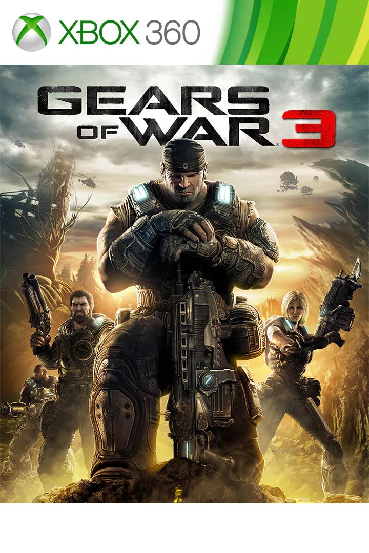 Microsoft Studios Gears of War 3 in Digital – Xbox console games · Shooter