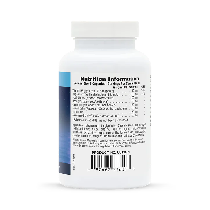 NaturesPlus Magnesium NightTime 60 Capsules detail 2