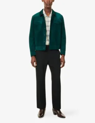TOM FORD Western Collared Suede Jacket detail 2