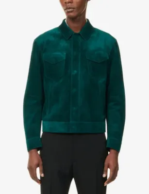 TOM FORD Western Collared Suede Jacket detail 3