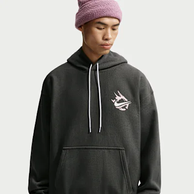 Nike Solo Swoosh Men's Fleece Hoodie - Anthracite