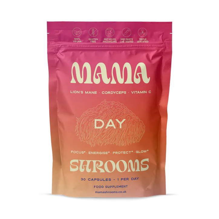 Mamashroooms Mama Shrooms Day Functional Mushroom Capsules 30 Capsules