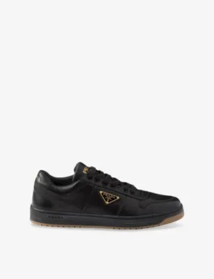 PRADA Downtown low-top leather trainers - NEUTRAL - EUR 40 / 6 UK MEN