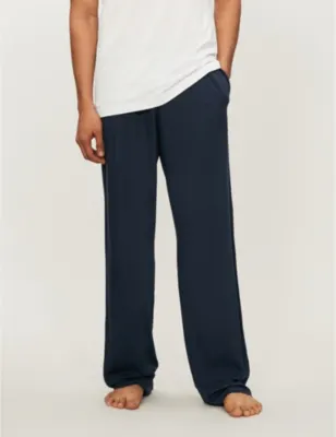 DEREK ROSE Basel stretch-modal trousers - BLACK detail 2