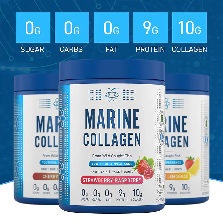 Applied Nutrition Marine Collagen Strawberry Raspberry 300g detail 2