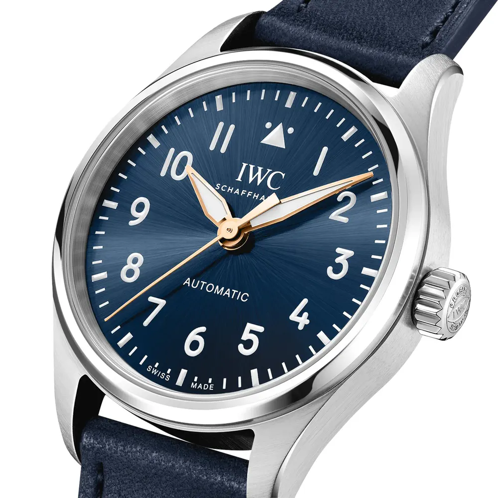 IWC Pilot Automatic Le Petit Prince 36mm Mens Watch Blue detail 3