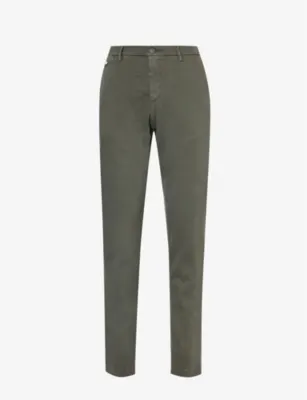 REPLAY Benni straight-leg regular-fit stretch-cotton trousers - 28/32