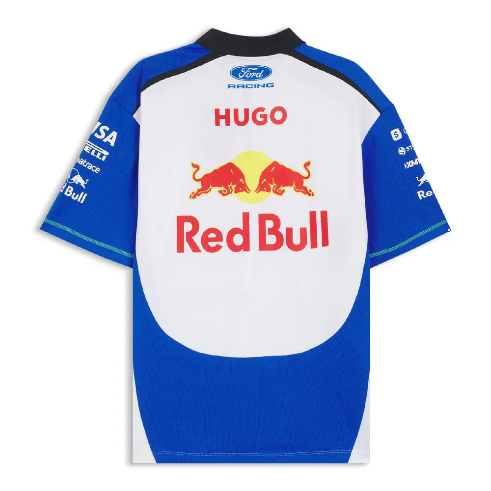 Hugo Men's Racing Bulls Short-Sleeve Polo detail 2