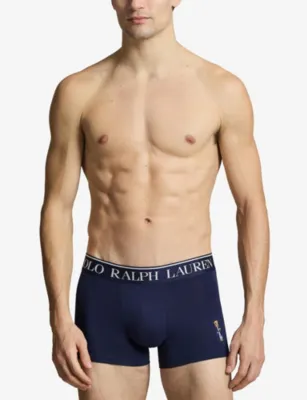 POLO RALPH LAUREN Branded Pack of Two Stretch-Cotton Trunks detail 2