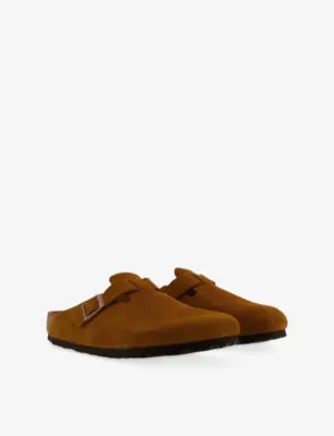 BIRKENSTOCK Boston logo-embossed suede-leather clogs - EUR 43.5 / 9.5 UK MEN detail 3