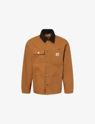 CARHARTT WIP Michigan Corduroy-Collar Cotton Coat