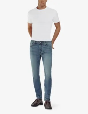 REISS Picton Slim-Fit Stretch-Cotton Jeans - 32L detail 2