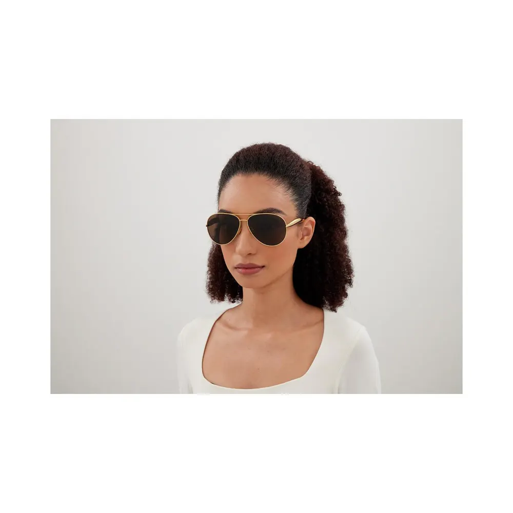 Bottega Veneta Bottega Veneta Unisex BV1305S Aviator Sunglasses detail 2